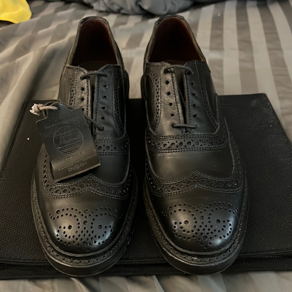 Allen Edmonds Cap Toe Brogue with Dainite Rubber Brand New